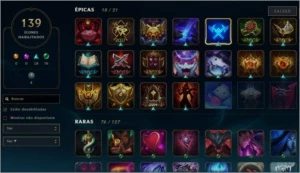 Conta de lol de 2013 - League of Legends