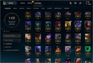 CONTA LOL - PLATINA V +BORDA DE GOLD + PULSEFIRE EZREAL - League of Legends
