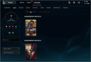 CONTA LOL - PLATINA V +BORDA DE GOLD + PULSEFIRE EZREAL - League of Legends