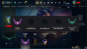 Conta Lol Mestre 1Pdl! 35,5MIL Ea E-Mail Não Verificado. - League of Legends