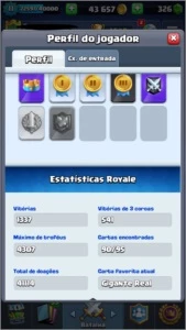 OFERTA ÚNICA CONTA CLASH ROYALE DESAFIANTE 2