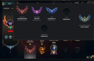 Conta Gm Flex Mestre Soloq Ex Challenger - League of Legends LOL