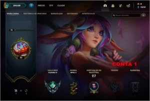 ANÚNCIO DINAMICO CONTAS PLATINA W/R 70% - League of Legends LOL