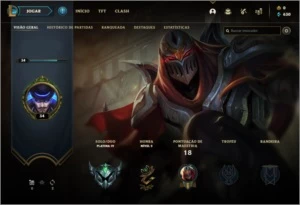 ANÚNCIO DINAMICO CONTAS PLATINA W/R 70% - League of Legends LOL