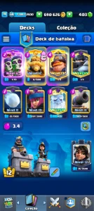 Conta Clash Royale 8K De Troféus Por 27,50$