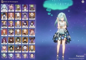 Conta Ar 60 com 15 5 estrelas - Genshin Impact