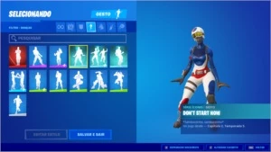 VENDO CONTA TRY HARD COM DANÇAS DO TIK TOK - Fortnite