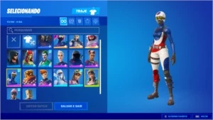 VENDO CONTA TRY HARD COM DANÇAS DO TIK TOK - Fortnite