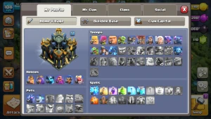 Conta Cv 17 Rushada - Clash of Clans