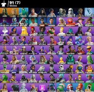 Conta Fortnite | 91 Skins | Outlaw Midas | Melhor Entrega