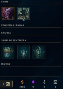 CONTA LOL DIAMANTE 2 83 SKINS - League of Legends
