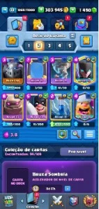 CLASH ROYALE PRA SAIR RAPIDO 150 GEMAS 300 MIL OURO