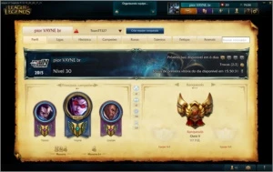 Conta Gold 5, todos os champs, 14 paginas de runas e skins - League of Legends LOL