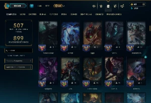 Unranked com 150 Champs e 164 Skins ( TOP / MID / JG ) - League of Legends LOL