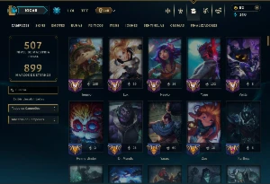 Unranked com 150 Champs e 164 Skins ( TOP / MID / JG ) - League of Legends LOL