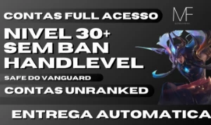 Conta no lol lvl 30 unranked