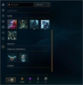 CONTA PLATINA 5 - 43 CAMPEÕES - 9 SKINS - League of Legends LOL