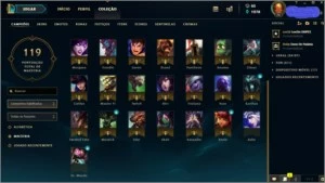 Conta unranked lvl 66 - League of Legends LOL