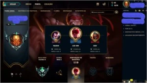 Conta unranked lvl 66 - League of Legends LOL