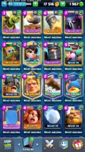 Conta Level 44 - Clash Royale