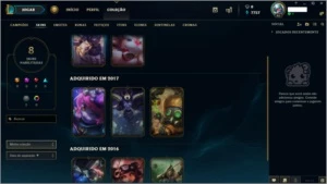 Conta LOL Borda Diamante 2019 Smurf 3 - League of Legends