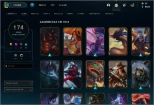 Conta LoL quase full champs todos eternos - League of Legends