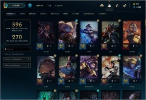 Conta LoL quase full champs todos eternos - League of Legends