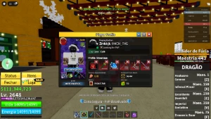 Conta Blox Fruits mais de 20k de robux gastos