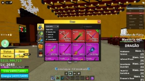 Conta Blox Fruits mais de 20k de robux gastos - Roblox