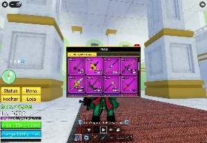 Conta Blox Fruits mais de 20k de robux gastos - Roblox