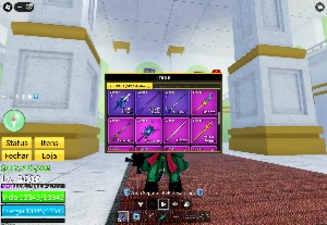 Conta Blox Fruits mais de 20k de robux gastos - Roblox