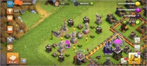 Clash of clans cv11 com 10.700 gemas