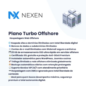 Plano Turbo — Hospedagem de Sites Offshore - Outros