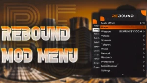 [Rebound VIP] Conta Vitalícia (GTA V MOD MENU)