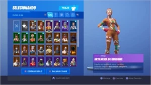 Conta Fortnite + Salve o mundo