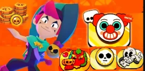 Brawl Stars PIN (Palhaço 🤡, Dragão, Esqueleto) e ⚠️BRINDE🥂