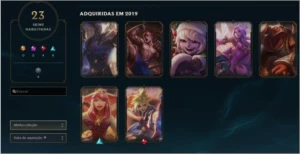 CONTA LOL GOLD 1 LVL 99 - League of Legends