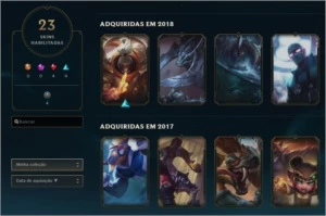 CONTA LOL GOLD 1 LVL 99 - League of Legends