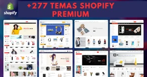 Mais de 277 temas da Shopify - SUPER BARATO - Serviços Digitais