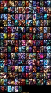 Conta Lol - 190 Skins - Borda Diamante - All Champ - 15 Page - League of Legends