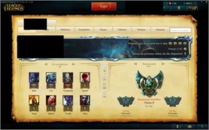 Conta Lol - 190 Skins - Borda Diamante - All Champ - 15 Page - League of Legends