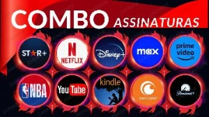 Combo Star & Disney / Hbomax  / CLAROTV Com Aluguel - Assinaturas e Premium