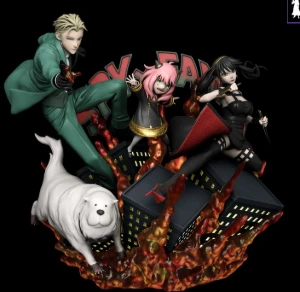 Spy x Family diorama 3d stl - Outros