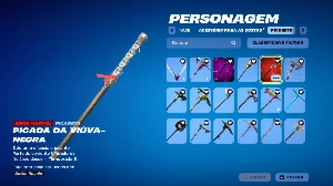Conta Fortnite(Glow E Picareta Da Viuva Negra)