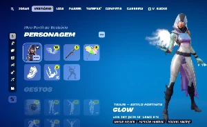 Conta Fortnite(Glow E Picareta Da Viuva Negra)
