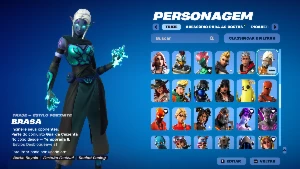Conta Fortnite(Glow E Picareta Da Viuva Negra)