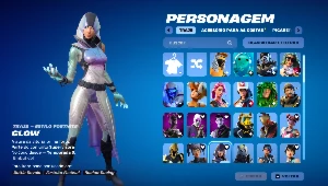 Conta Fortnite(Glow E Picareta Da Viuva Negra)