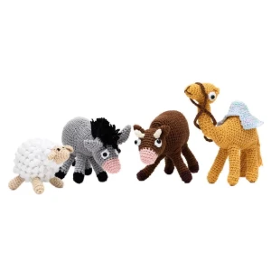 Animais do presépio em amigurumi - Artesanato e Personalizados