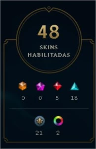 CONTA DIAMANTE 1 - League of Legends LOL