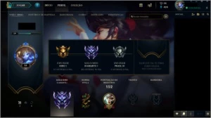 CONTA DIAMANTE 1 - League of Legends LOL